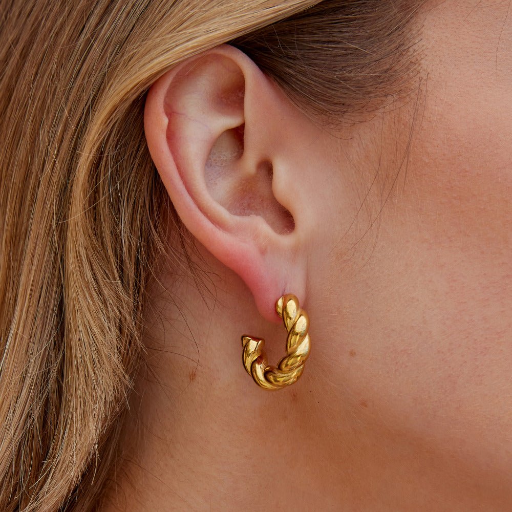 Boucles d’oreilles torsadées Felicity