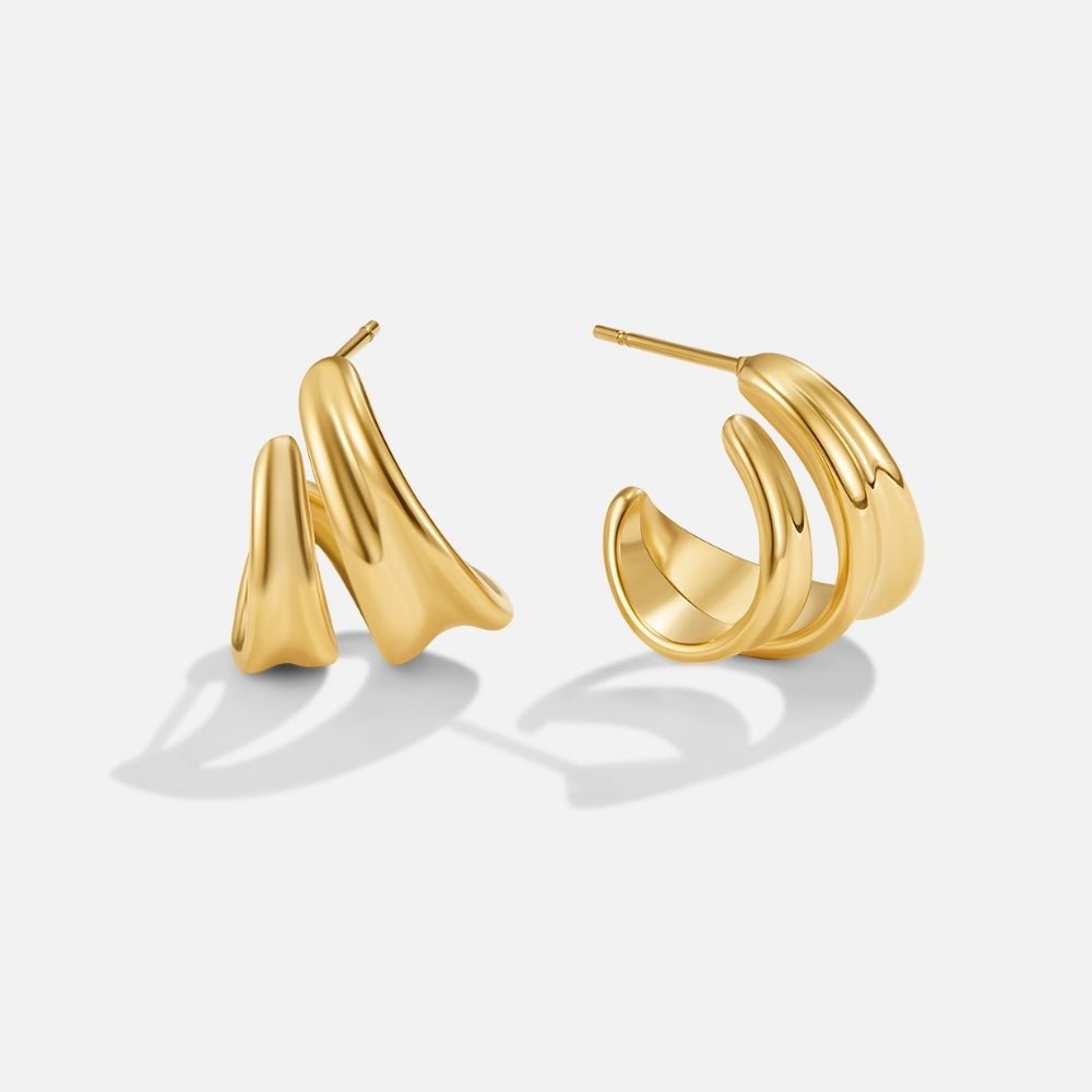 Boucles d’oreilles torsadées Ivana