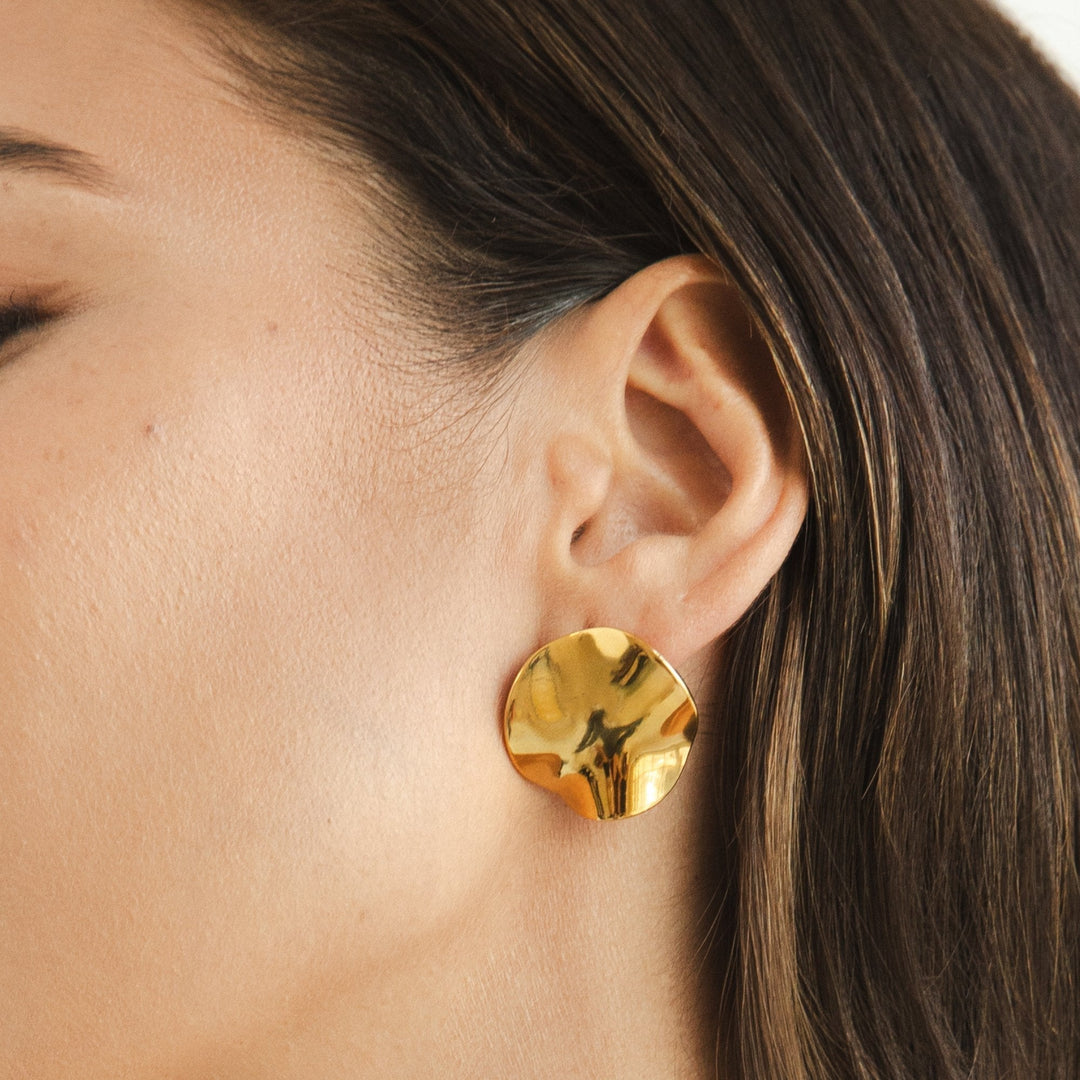 Boucles d’oreilles dorées Tyra