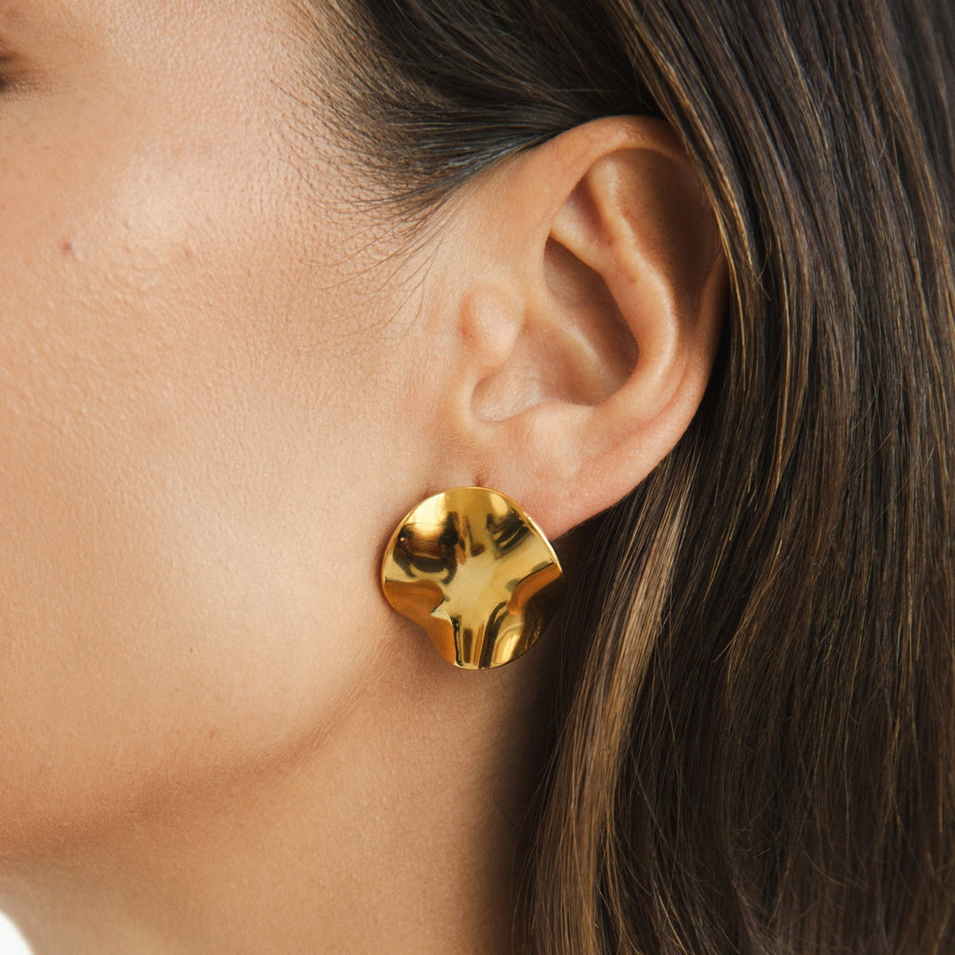 Boucles d’oreilles dorées Tyra