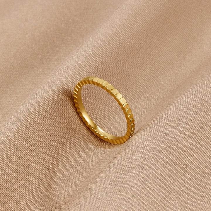 Bague dorée Vera