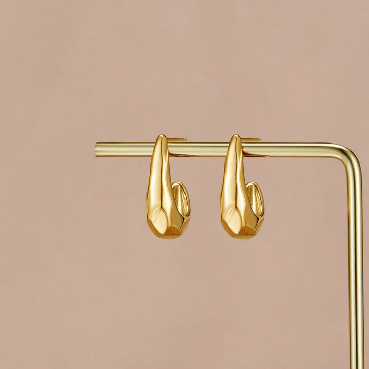 Boucles d’oreilles dorées Dôme du Danube