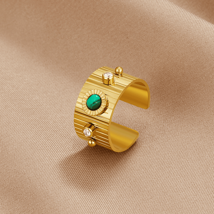 Bague vintage dorée Dakota