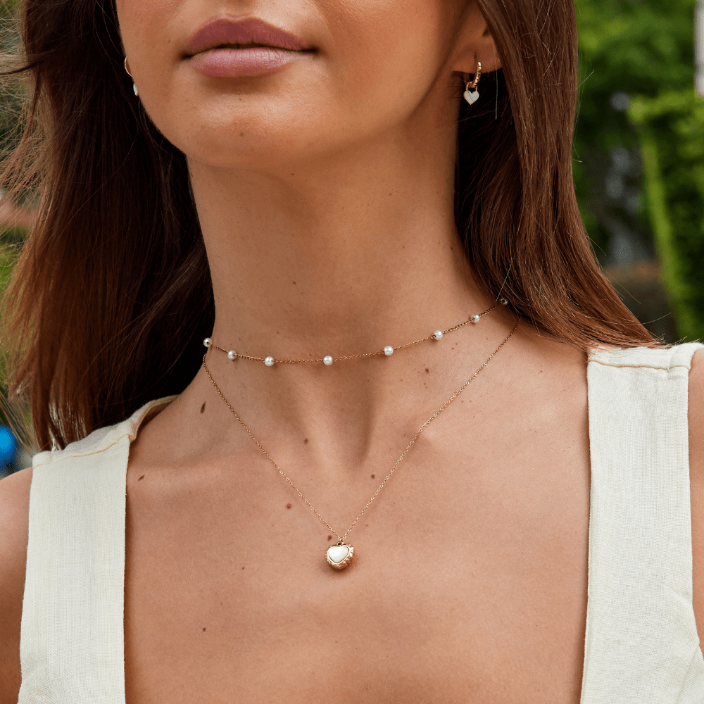 Vintage collier Eternity Love