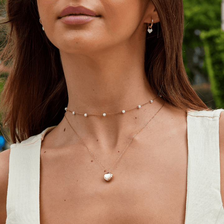 Vintage collier Eternity Love