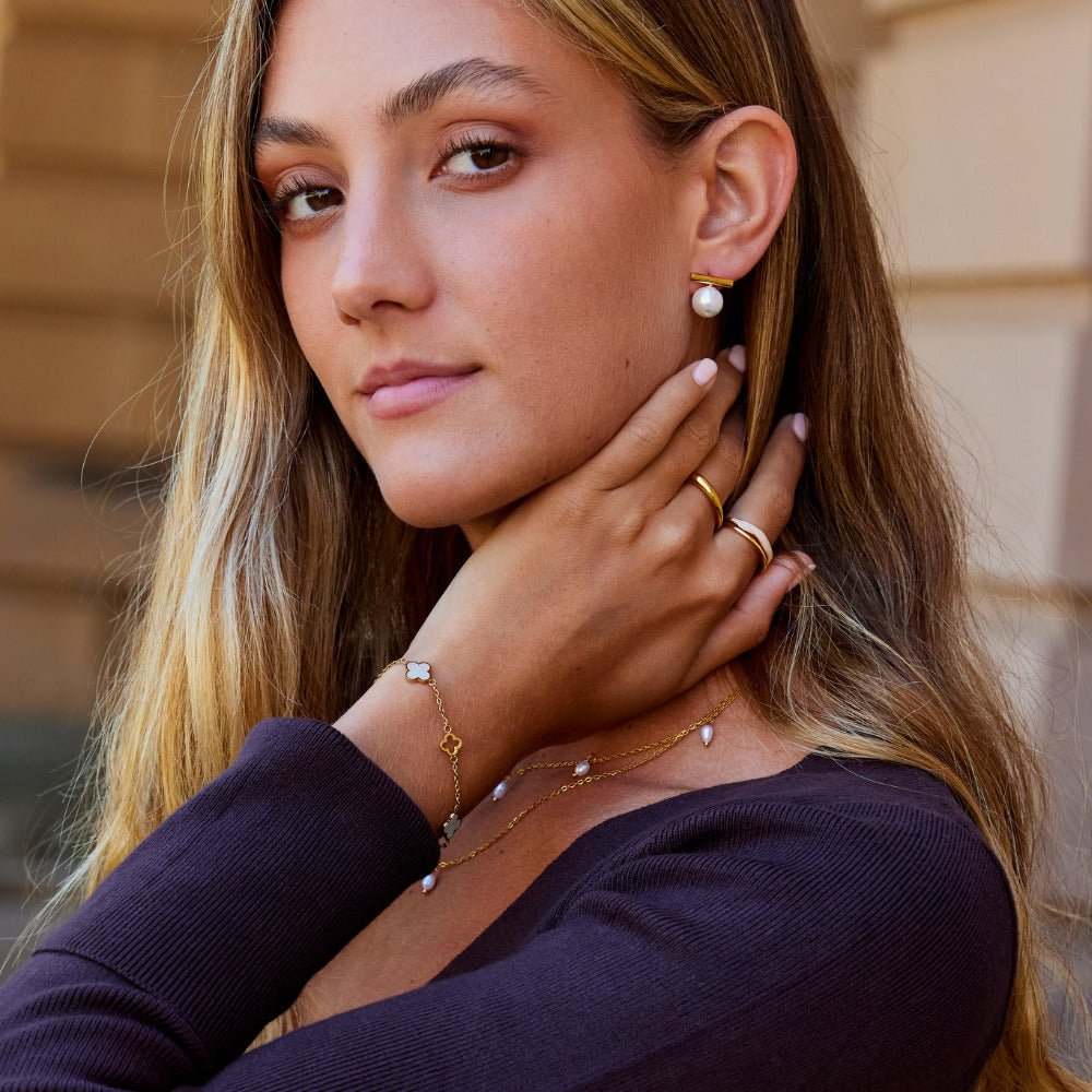 Boucles d’oreilles perles Yuna