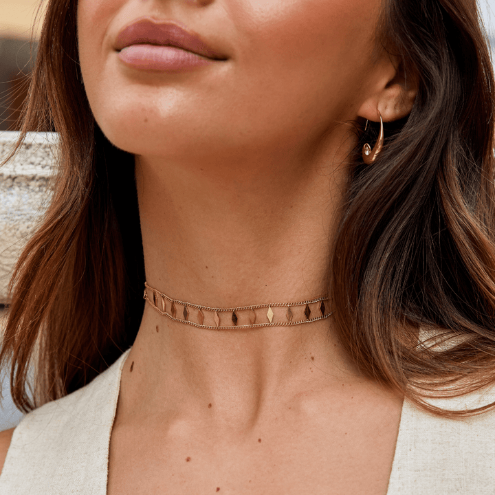 Collier doré Zara