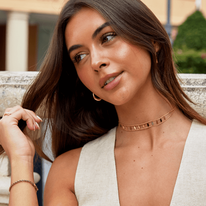 Collier doré Zara