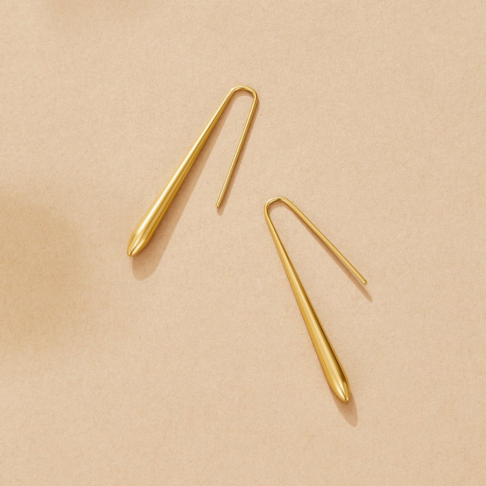 Boucles d’oreilles dorées Zia goutte